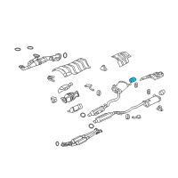 OEM 2005 Acura RL Finisher, Exhaust Pipe Diagram - 18310-TZ8-305