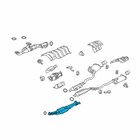 OEM 2008 Acura RL Pipe B, Exhaust Diagram - 18220-SJA-A03