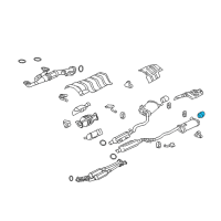 OEM 2005 Acura RL Finisher, Exhaust Pipe Diagram - 18320-TZ8-305