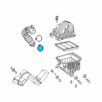 OEM 2016 Jeep Patriot Clamp-Hose Diagram - 6508369AA