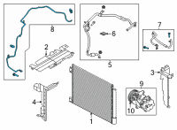 OEM 2022 Nissan Sentra Pipe Assembly-Front Cooler, High Diagram - 92440-6LB0A