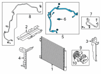 OEM 2022 Nissan Sentra Heat EXCHANGER-Internal Diagram - 92446-6LD0A