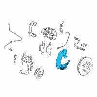 OEM 2000 BMW 540i Protection Plate Left Diagram - 34-11-1-162-569