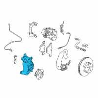 OEM BMW 540i Left Carrier Diagram - 31-21-1-096-495