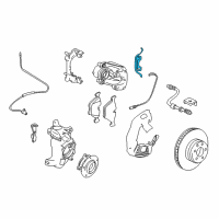 OEM 2002 BMW 540i Clip Diagram - 34-11-6-752-424