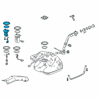 OEM Honda Filter Set, Fuel Diagram - 17048-TVA-A02