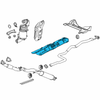 OEM Buick Verano Heat Shield Diagram - 13253832