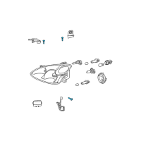 OEM 2007 Lexus RX350 Bolt Diagram - 90109-A0032