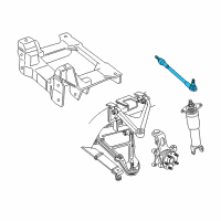 OEM 2008 Chevrolet Corvette End Kit, Rear Suspension Adjust Link Outer Diagram - 88955488