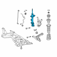 OEM 2012 Toyota Prius C Strut Diagram - 48510-52J30