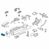 OEM 2017 Honda Civic Switch Assembly, Heated Se Diagram - 35600-TBA-A01