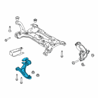 OEM 2018 Ford Focus Lower Control Arm Diagram - BV6Z-3079-G