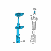 OEM 2016 Toyota Avalon Strut Diagram - 48540-09D60