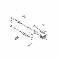 OEM 2015 Nissan Armada Tube Assy-Cylinder Diagram - 49542-7S000