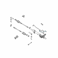 OEM Nissan Pathfinder Armada Tube Assy-Cylinder Diagram - 49541-7S000