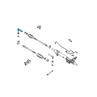 OEM Nissan Pathfinder Armada Socket Kit-Tie Rod, Outer RH Diagram - 48640-7S025
