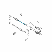 OEM 2008 Nissan Titan Socket Assy-Tie Rod, Inner Diagram - 48521-7S000