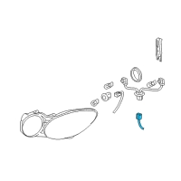 OEM 2005 Buick Century Harness Asm-Fwd Lamp Wiring Diagram - 15257686