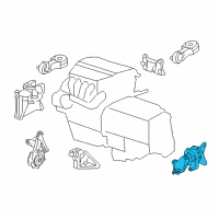 OEM 2013 Honda CR-V Mounting, Trns(AT) Diagram - 50850-T0A-A81