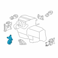 OEM 2012 Honda CR-V Mounting, FR. Engine Diagram - 50830-T0T-H81