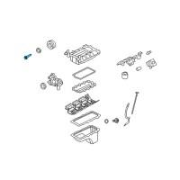 OEM Crankshaft Pulley Bolt Diagram - 4G7Z-6A340-AA