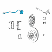 OEM 2006 Dodge Viper Sensor-Anti-Lock Brakes Diagram - 5290952AA