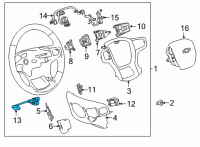 OEM 2022 Chevrolet Blazer Module Diagram - 84855180