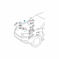 OEM Toyota Echo Relay Box Relay Diagram - 90084-98032