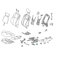 OEM 2018 Toyota C-HR Heater Control Diagram - 87501-F4010