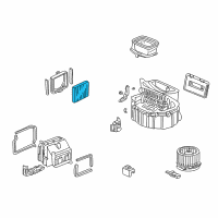 OEM Honda Element, Filter Diagram - 79831-S04-003