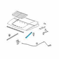 OEM 2006 Hummer H3 Assist Cylinder Diagram - 25794897