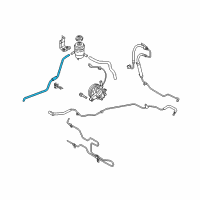 OEM 2013 Kia Sorento Hose-Return Diagram - 575622P100