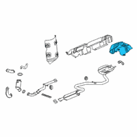 OEM Buick Heat Shield Diagram - 84164420