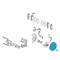 OEM 2006 Acura TL Disk, Front Brake (17") Diagram - 45251-SEP-A51