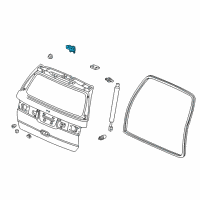 OEM 2006 Honda Pilot Hinge, Tailgate Diagram - 68210-S0X-A00ZZ