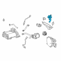 OEM 2016 Lexus NX200t Valve Assy, Vacuum Switching Diagram - 25860-36111
