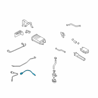 OEM Kia Soul Oxygen Sensor Assembly Diagram - 3921023950