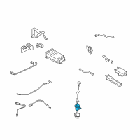 OEM 2006 Kia Rio5 Vapor Canister Purge Valve Solenoid Diagram - 2891026900