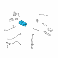 OEM 2010 Hyundai Elantra CANISTER Assembly Diagram - 31420-2H500