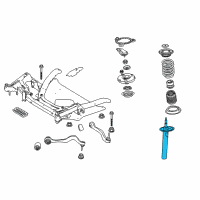 OEM 2009 BMW M5 Left Front Strut Diagram - 31-31-2-283-125