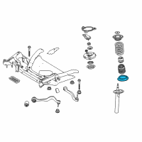 OEM BMW Z4 Lower Spring Mount Diagram - 31-33-1-096-664