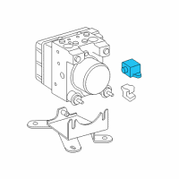 OEM Lexus ES330 Sensor, YAW Rate Diagram - 89183-60020