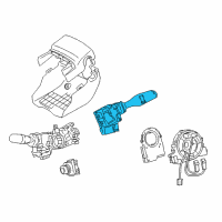 OEM 2020 Lexus IS350 Switch, Windshield WIPER Diagram - 84652-30690