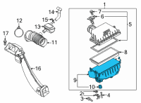 OEM Toyota Highlander Filter Case Diagram - 17701-F0170