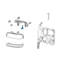 OEM 2003 Chevrolet Suburban 2500 Adjuster Diagram - 16533093