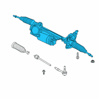 OEM BMW X7 Rack and Pinions Diagram - 32105A1AC39