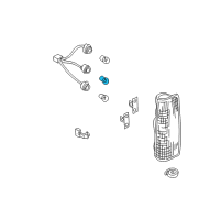 OEM Nissan Xterra Bulb Diagram - 26271-89901