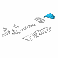 OEM BMW X1 Heat Insulator Rear Silencer Diagram - 51-48-7-059-356