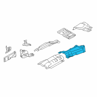 OEM 2015 BMW X1 Fuel Tank Heat Insulation Diagram - 51-48-7-137-457