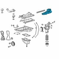 OEM 2017 Chevrolet Express 3500 Intake Manifold Diagram - 55598784